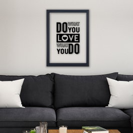 Wallity Cuadro Decorativo Enmarcado Multicolor 32 x 42 cm